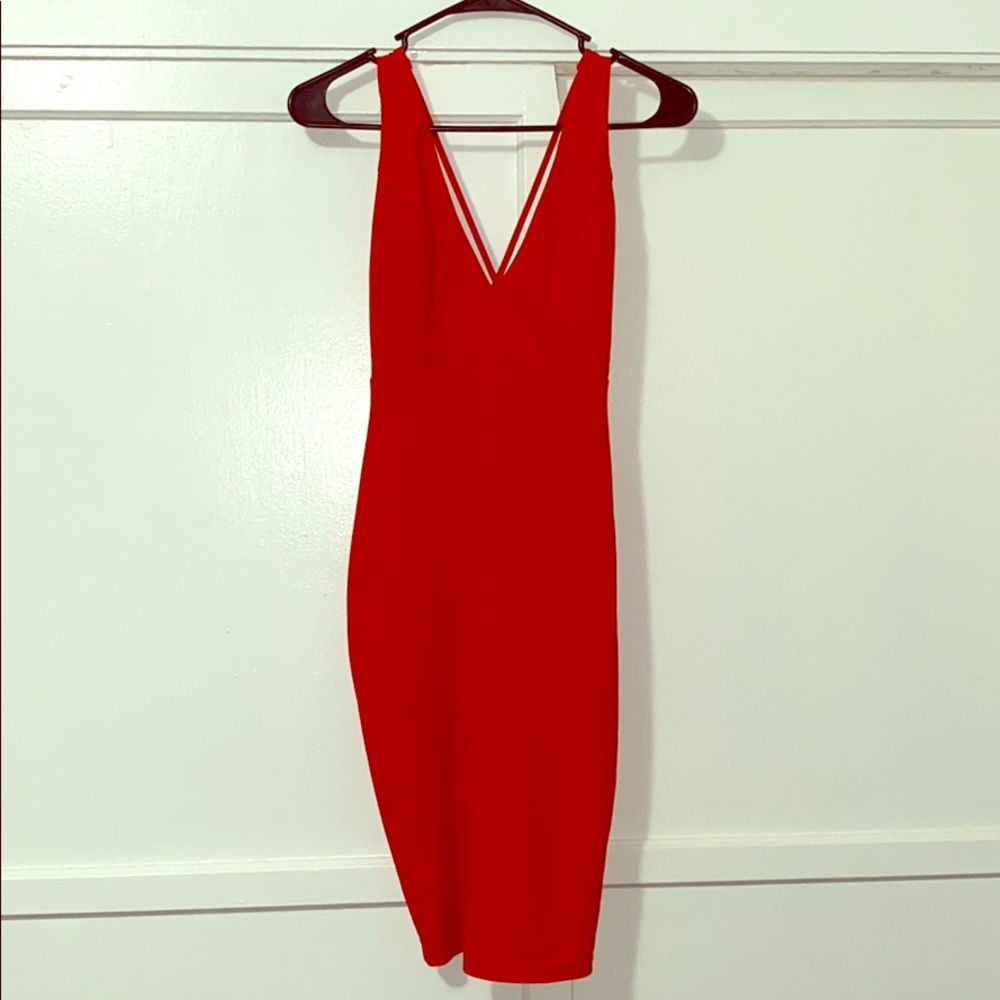 Open back dress